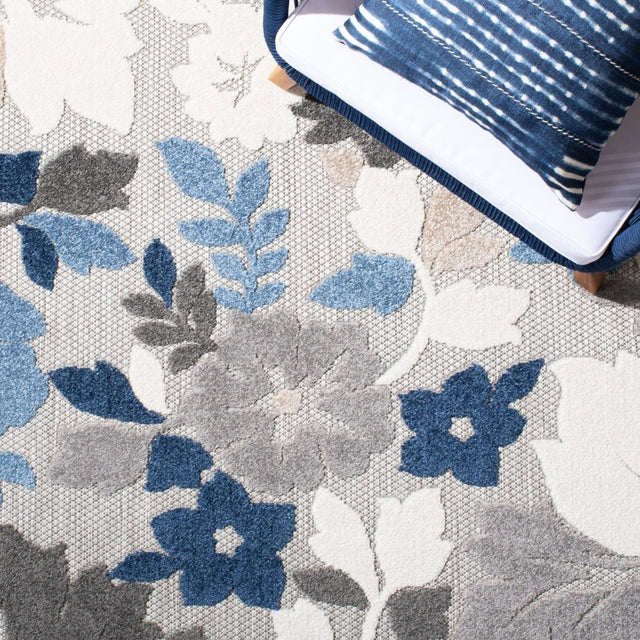 Safavieh Cabana Cbn308F Grey/Blue Rug.