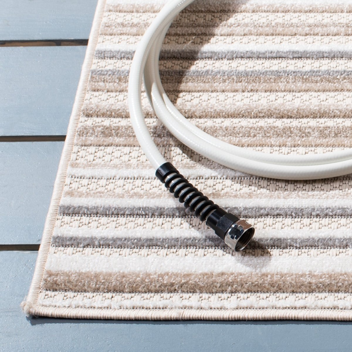 Safavieh Cabana Cbn323B Ivory/Grey Rugs.