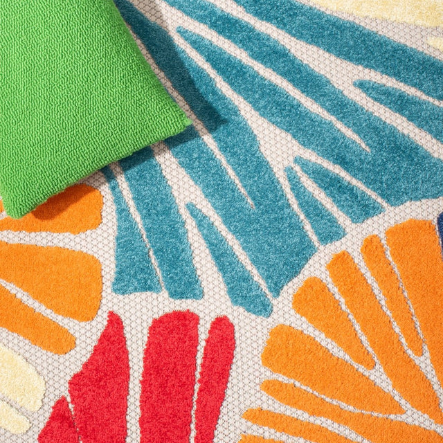 Safavieh Cabana Cbn356A Ivory/Blue Rug.