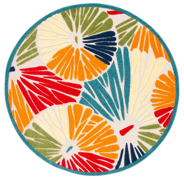 Safavieh Cabana Cbn356A Ivory/Blue Rug.