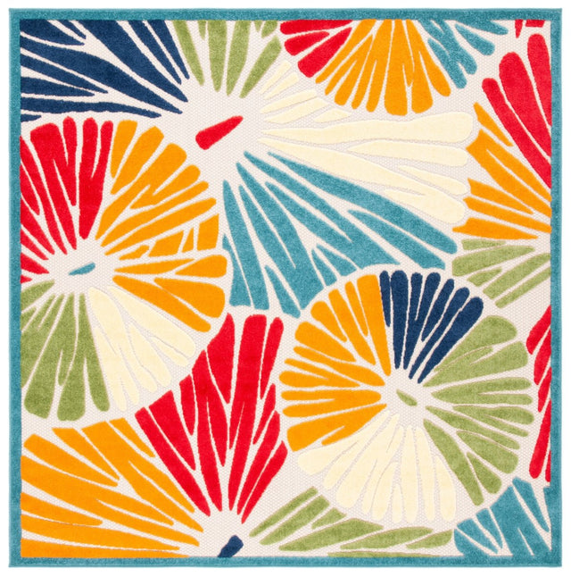 Safavieh Cabana Cbn356A Ivory/Blue Rug.