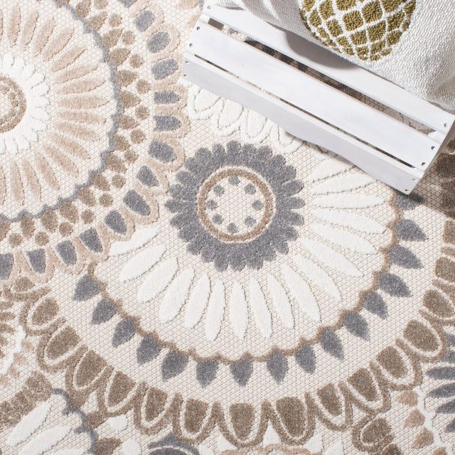 Safavieh Cabana Cbn382F Grey/Ivory Rugs.