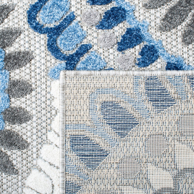 Safavieh Cabana Cbn382G Grey/Blue Rug.