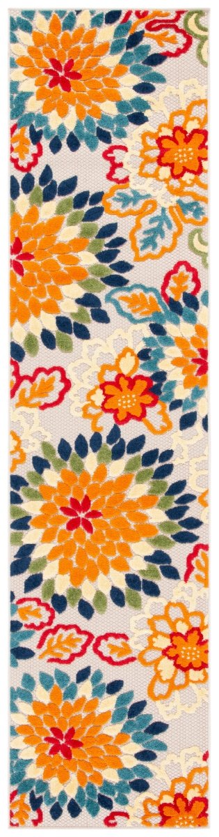 Safavieh Cabana Cbn391A Ivory/Orange Rug.