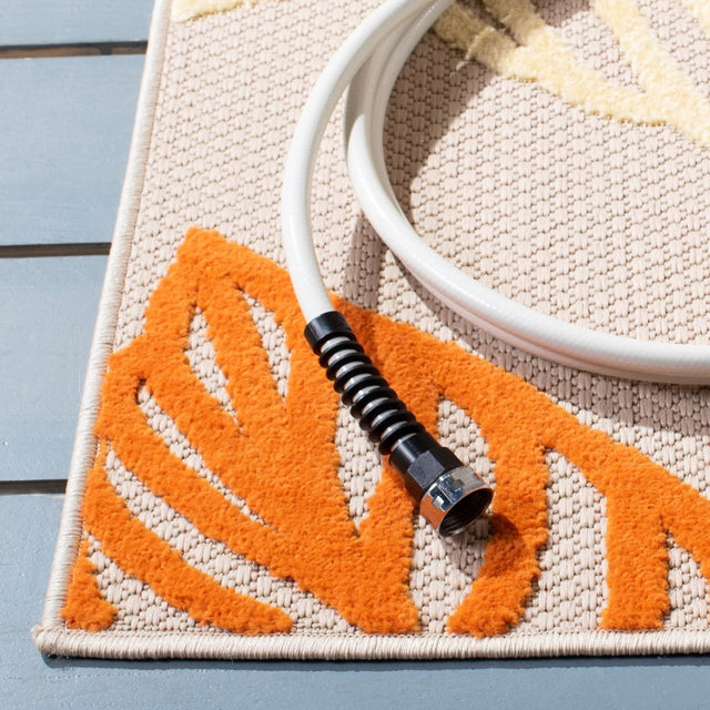 Safavieh Cabana Cbn399A Ivory/Green Rug.