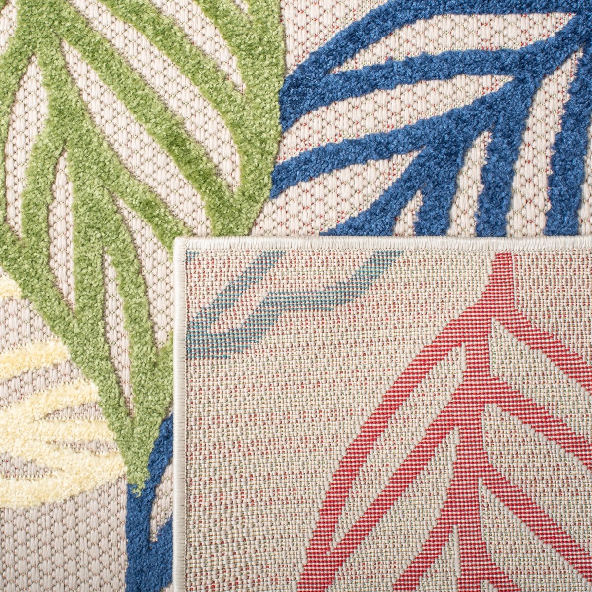 Safavieh Cabana Cbn399A Ivory/Green Rug.