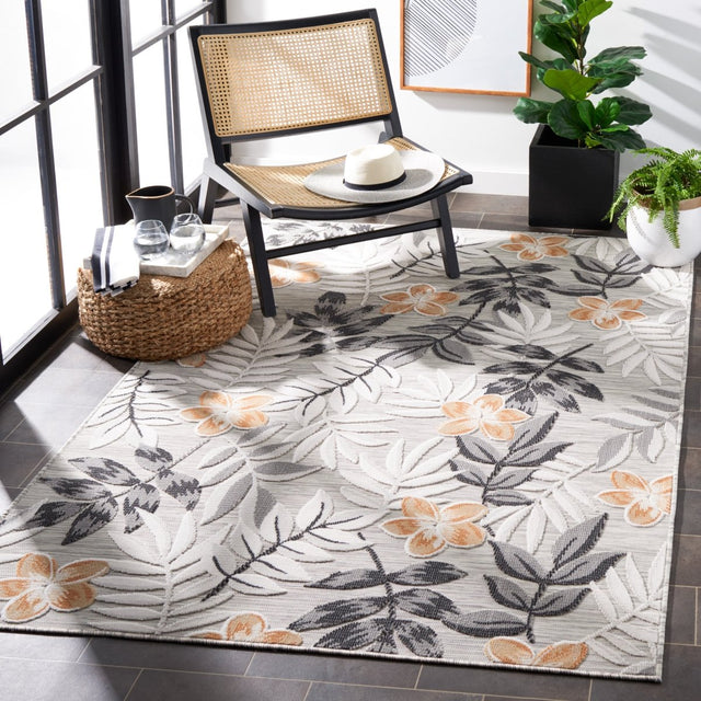 Safavieh Cabana Cbn405A Grey/Ivory Rug.