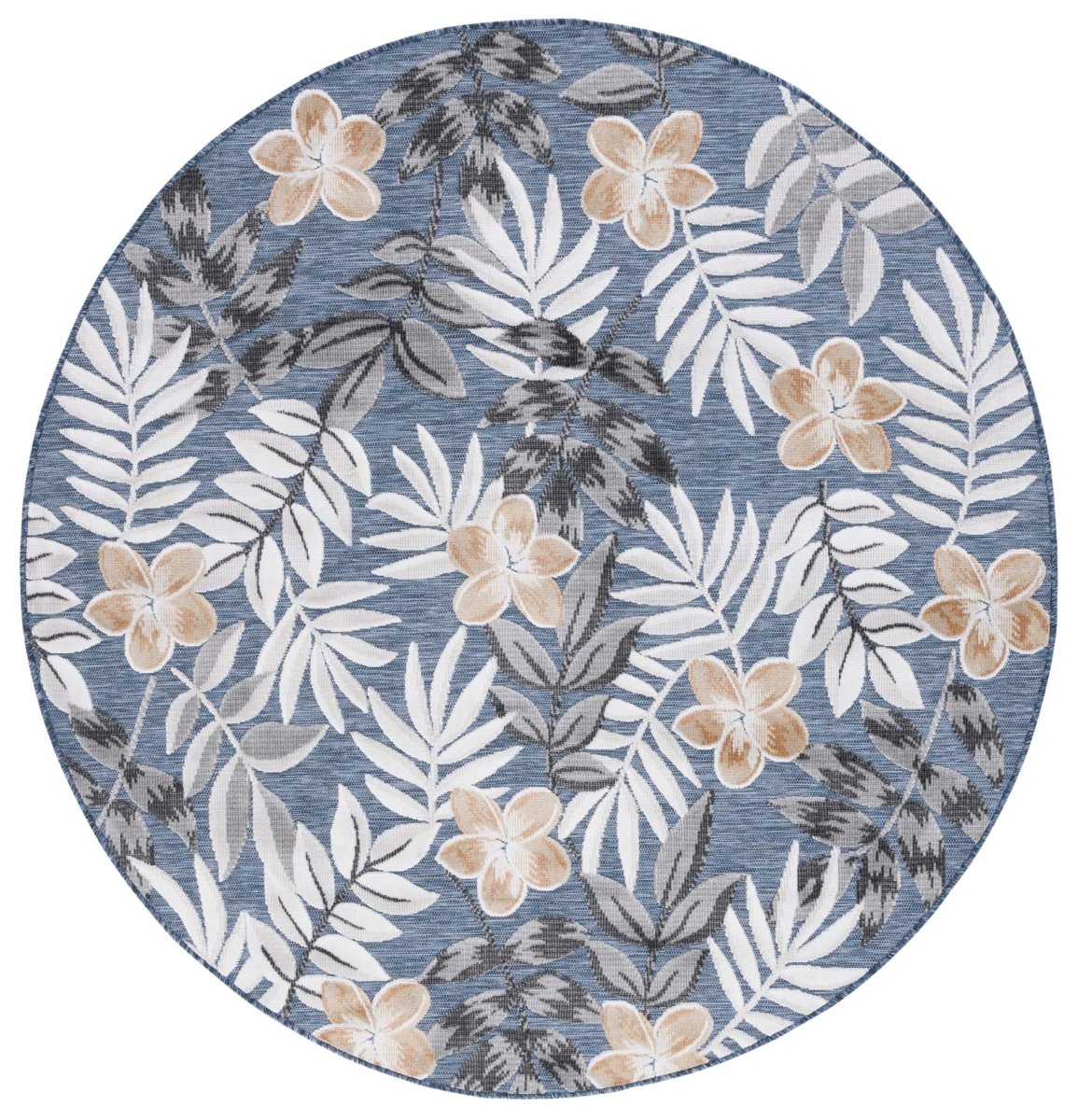Safavieh Cabana Cbn405M Blue/Grey Rug.