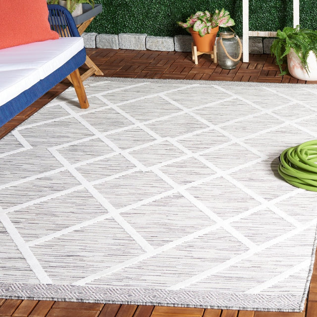 Safavieh Cabana Cbn410A Ivory/Grey Rug.