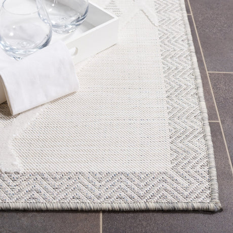 Safavieh Cabana Cbn416F Ivory/Grey Rug.
