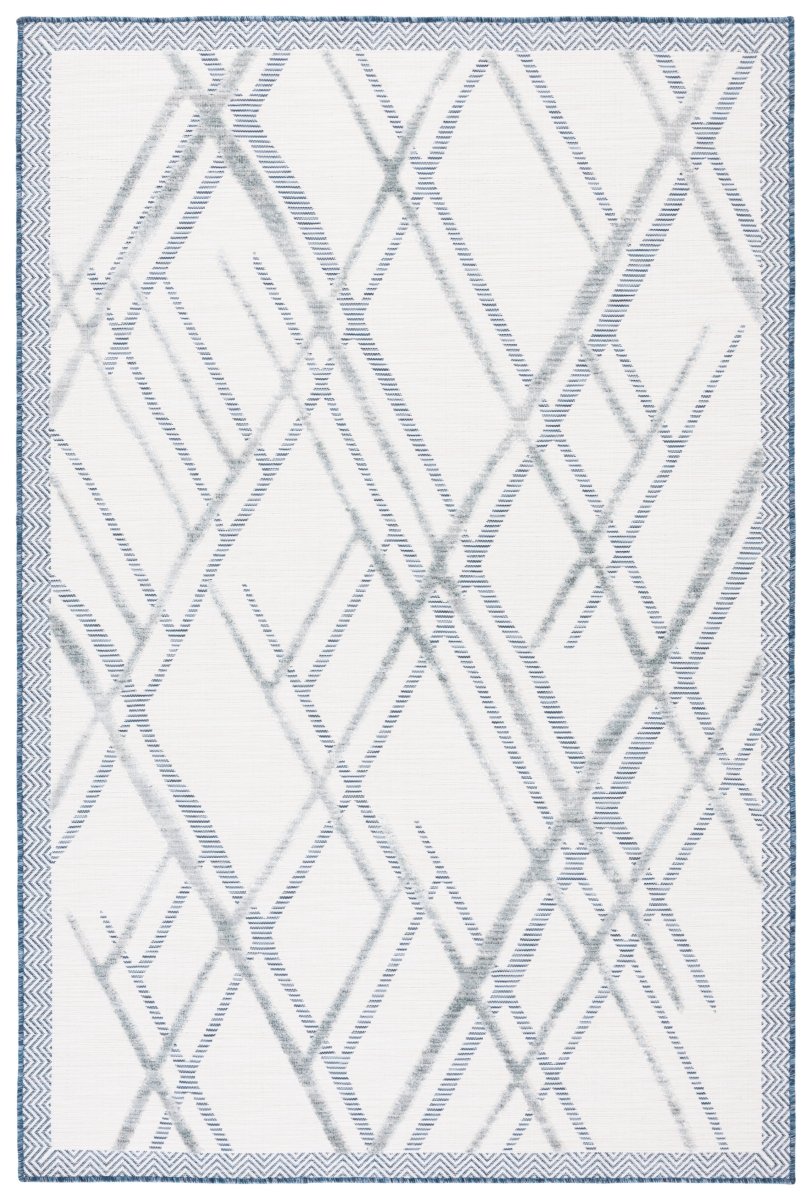 Safavieh Cabana Cbn416N Ivory/Navy Rug.