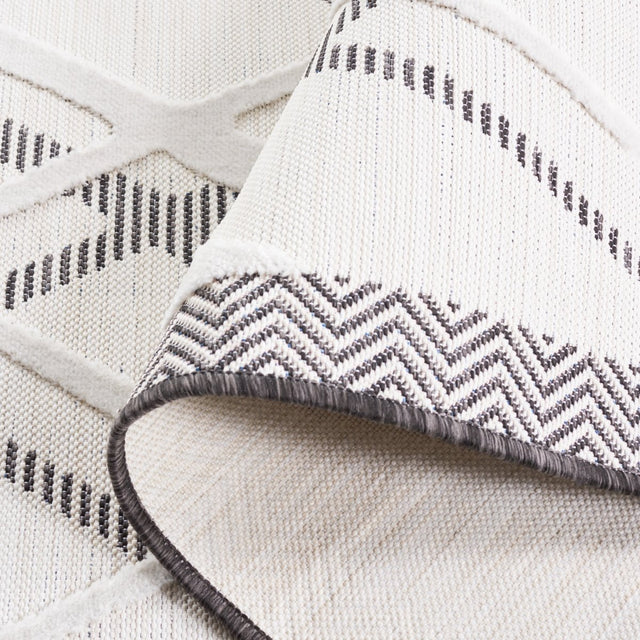 Safavieh Cabana Cbn416Z Ivory/Black Rug.