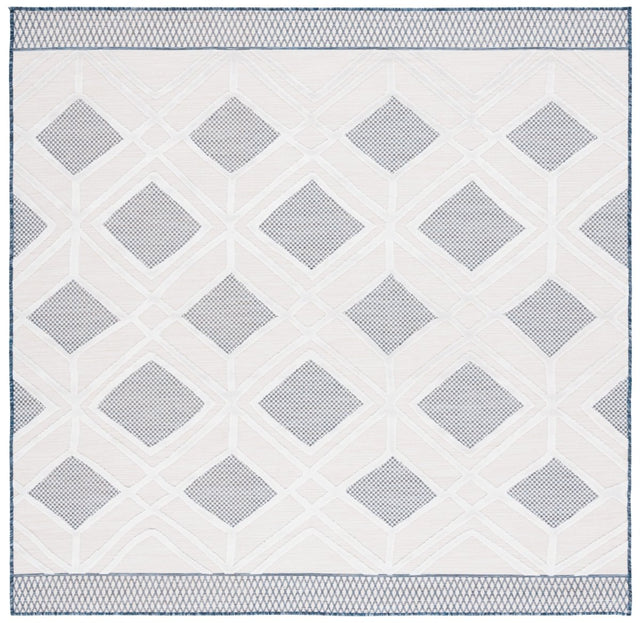 Safavieh Cabana Cbn420N Ivory/Navy Rug.