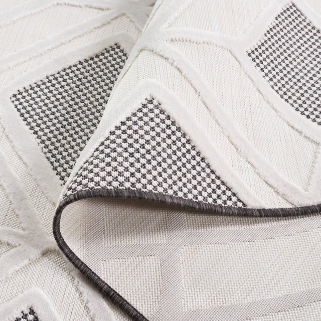 Safavieh Cabana Cbn420Z Ivory/Black Rug.