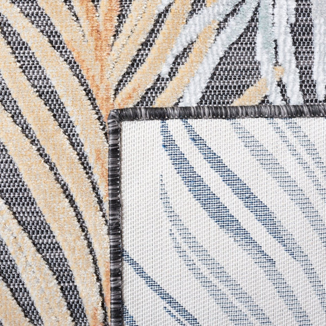 Safavieh Cabana Cbn445H Black/Rust Rug.