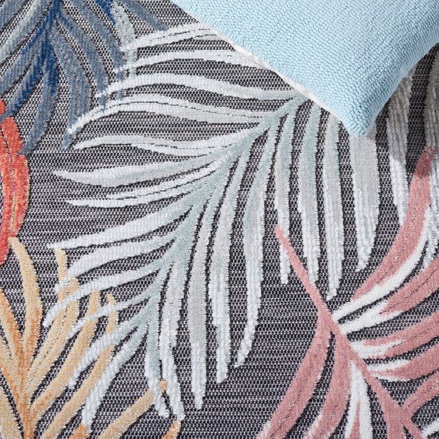 Safavieh Cabana Cbn445H Black/Rust Rug.