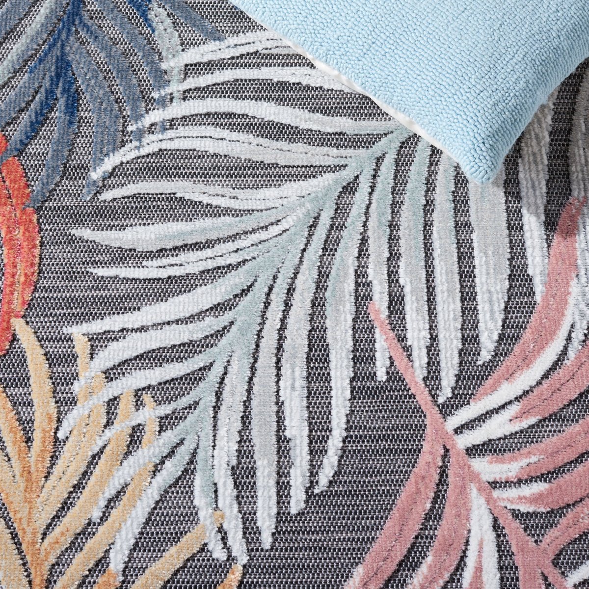 Safavieh Cabana Cbn445H Black/Rust Rug.