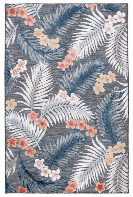 Safavieh Cabana Cbn451H Black/Rust Rug.