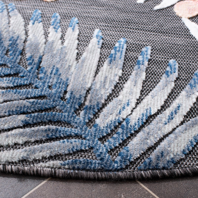 Safavieh Cabana Cbn451H Black/Rust Rug.