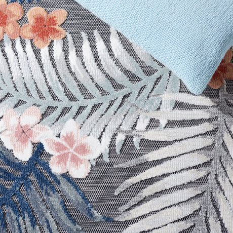 Safavieh Cabana Cbn451H Black/Rust Rug.