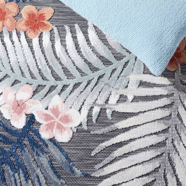 Safavieh Cabana Cbn451H Black/Rust Rug.