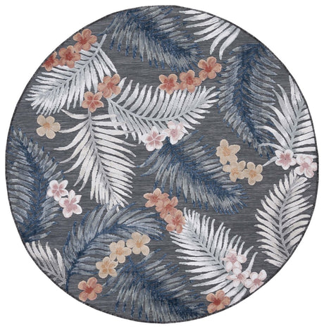 Safavieh Cabana Cbn451H Black/Rust Rug.