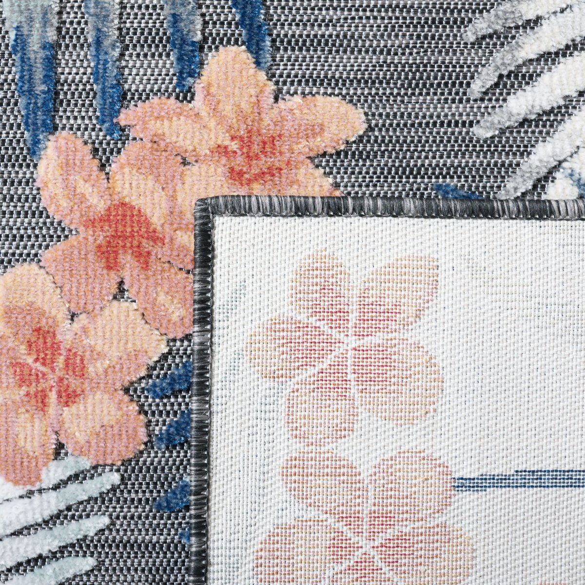 Safavieh Cabana Cbn451H Black/Rust Rug.