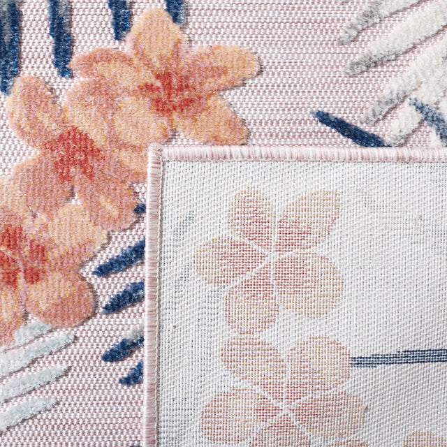 Safavieh Cabana Cbn451U Pink/Grey Rug.