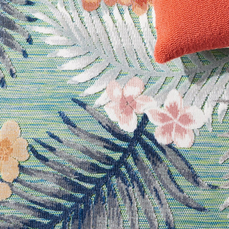 Safavieh Cabana Cbn451Y Green/Navy Rug.