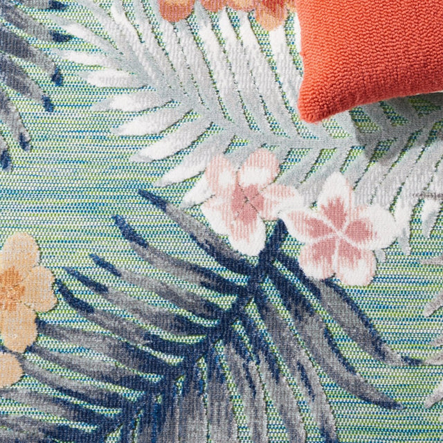 Safavieh Cabana Cbn451Y Green/Navy Rug.