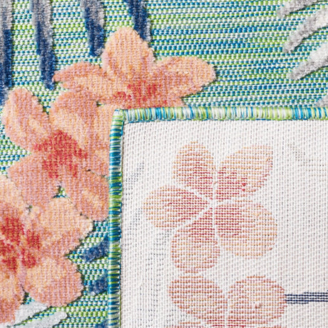 Safavieh Cabana Cbn451Y Green/Navy Rug.
