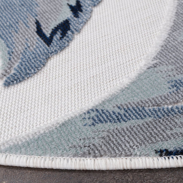 Safavieh Cabana Cbn452A Ivory/Navy Rug.