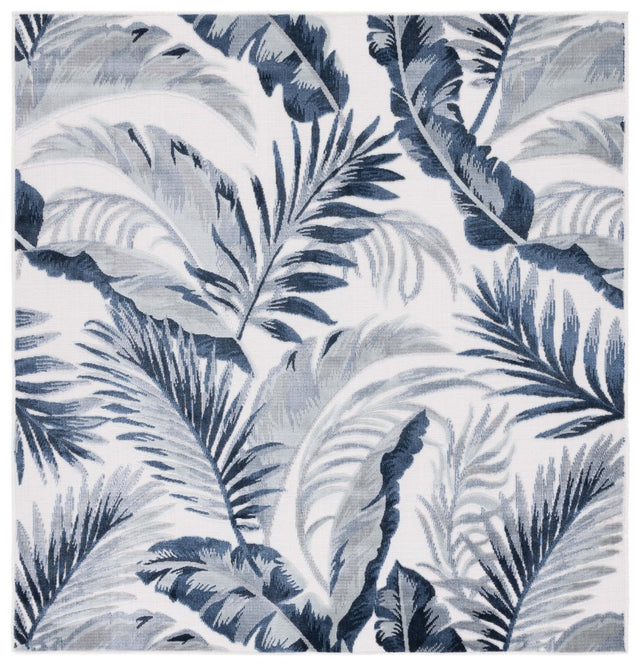 Safavieh Cabana Cbn452A Ivory/Navy Rug.