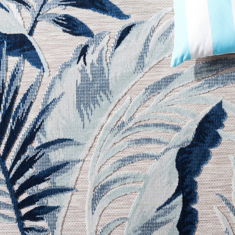 Safavieh Cabana Cbn452F Grey/Navy Rug.