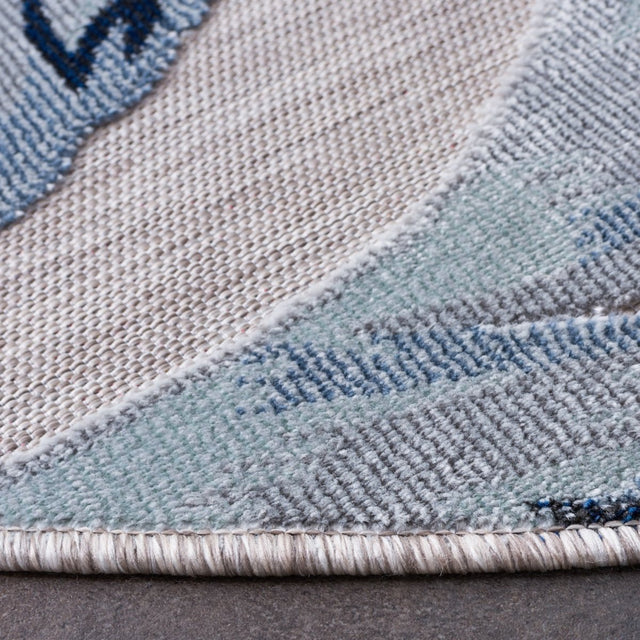 Safavieh Cabana Cbn452F Grey/Navy Rug.