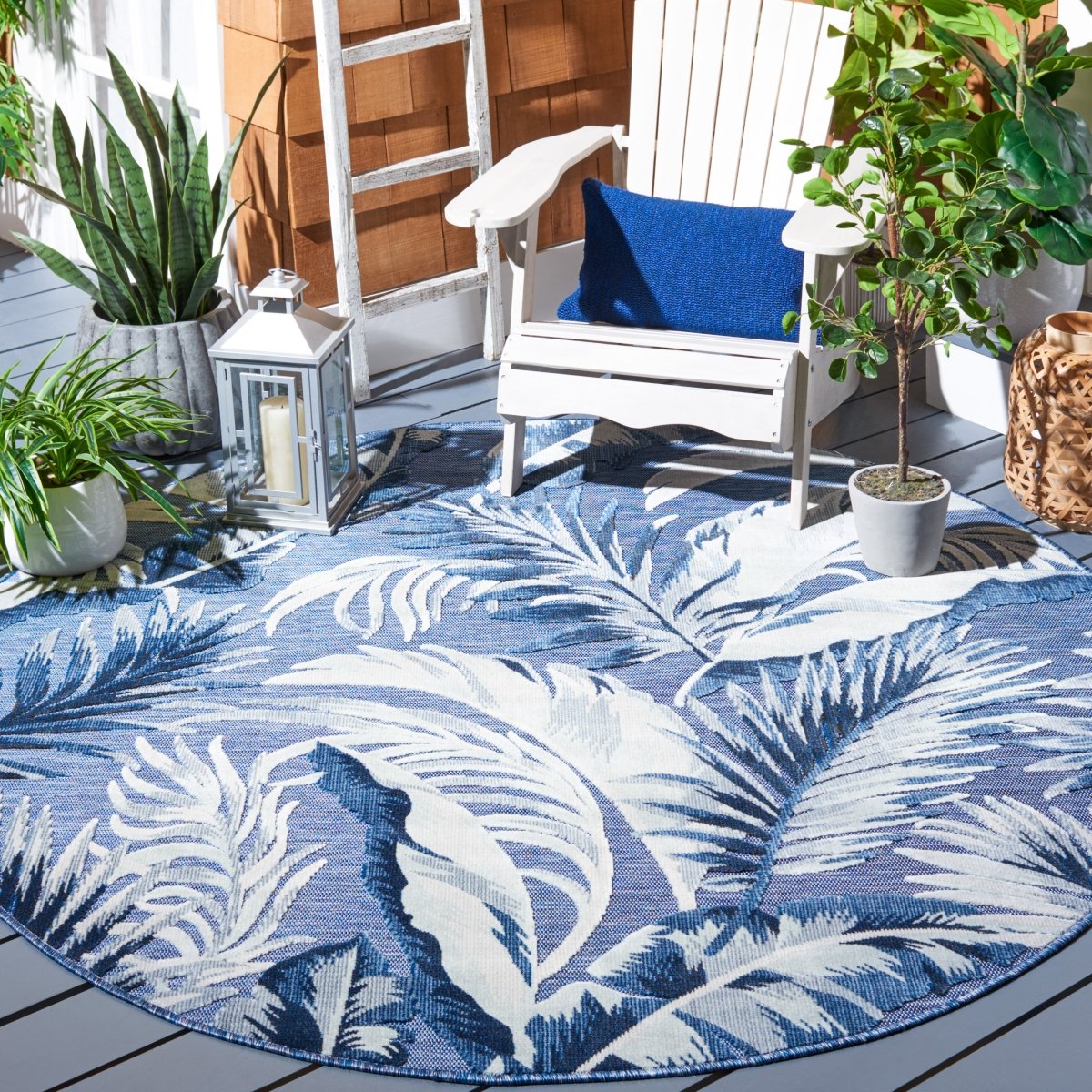 Safavieh Cabana Cbn452H Black/Grey Rug.