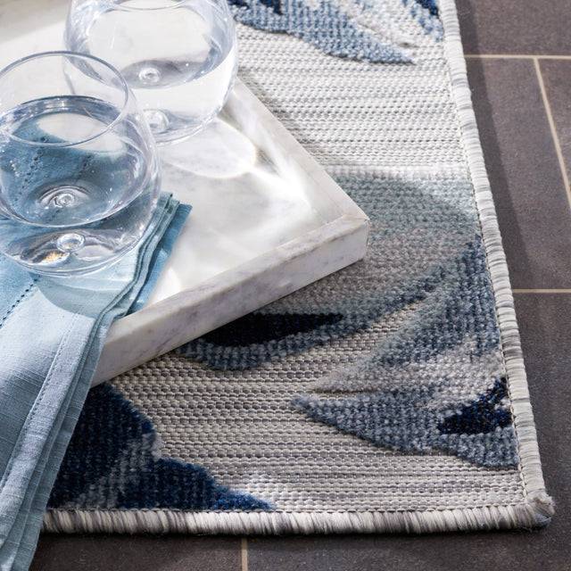 Safavieh Cabana Cbn452N Grey/Navy Rug.