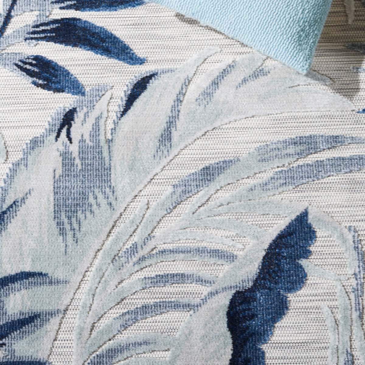 Safavieh Cabana Cbn452N Grey/Navy Rug.