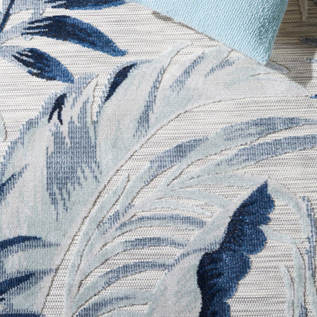 Safavieh Cabana Cbn452N Grey/Navy Rug.