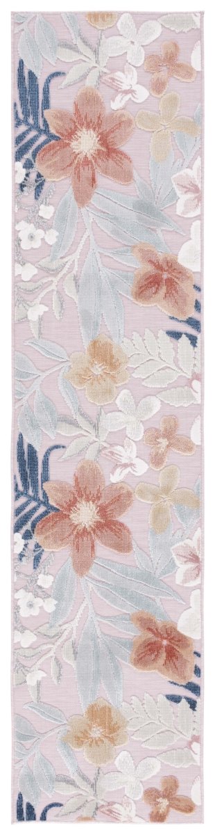 Safavieh Cabana Cbn454F Pink/Grey Rug.