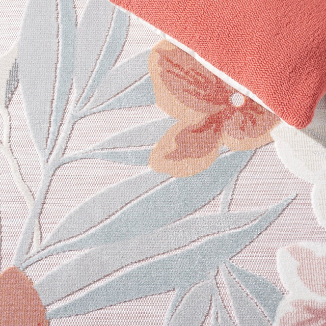 Safavieh Cabana Cbn454F Pink/Grey Rug.