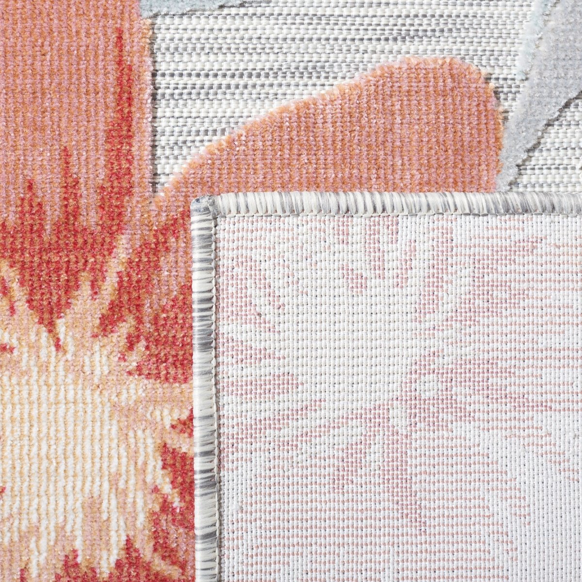 Safavieh Cabana Cbn454G Grey/Rust Rug.