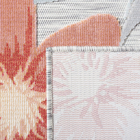 Safavieh Cabana Cbn454G Grey/Rust Rug.