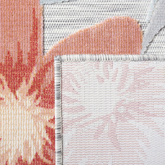 Safavieh Cabana Cbn454G Grey/Rust Rug.