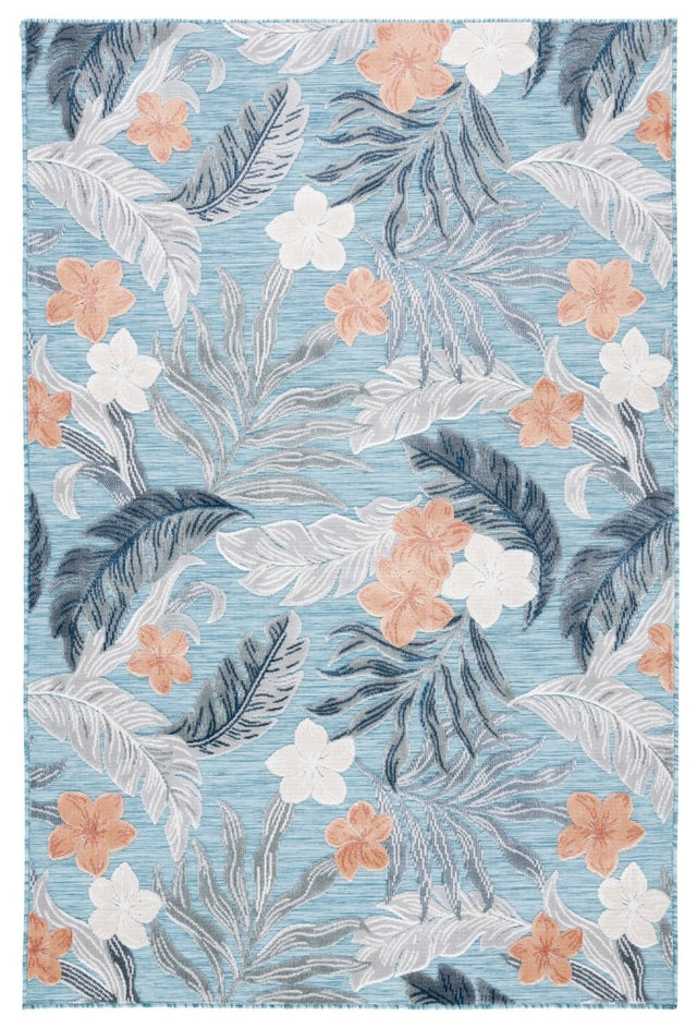 Safavieh Cabana Cbn456M Blue/Grey Rug.