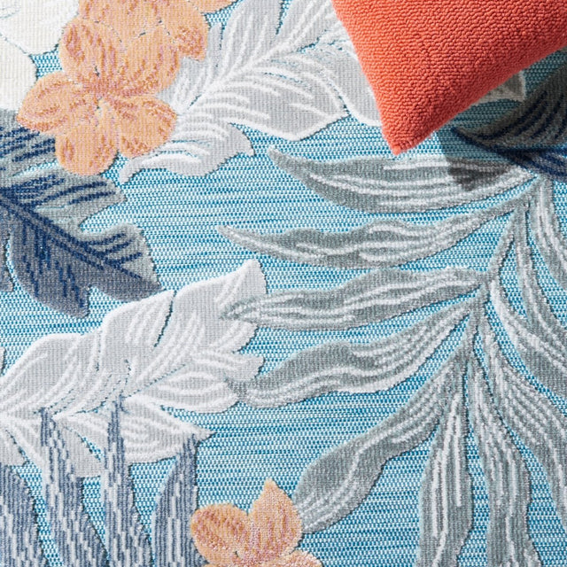 Safavieh Cabana Cbn456M Blue/Grey Rug.