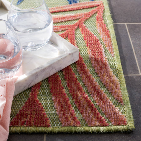 Safavieh Cabana Cbn458F Grey/Rust Rug - Safavieh - cbn458f - 7r