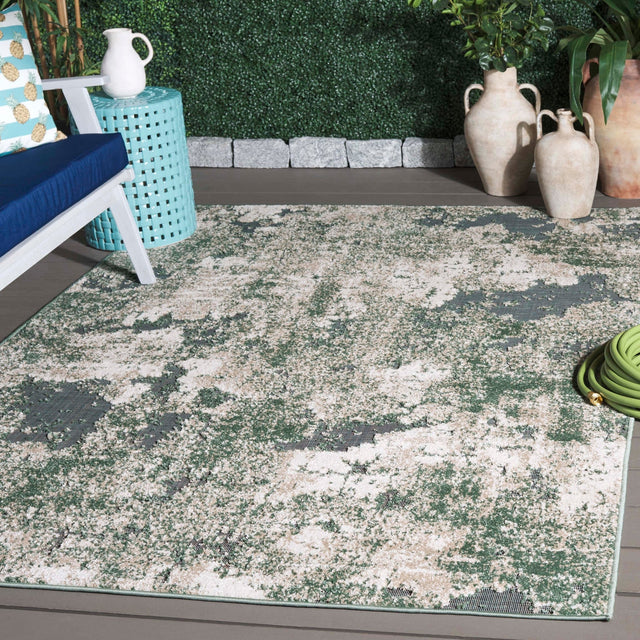Safavieh Cabana Cbn630Y Green/Ivory Rug - Safavieh - cbn630y - 4