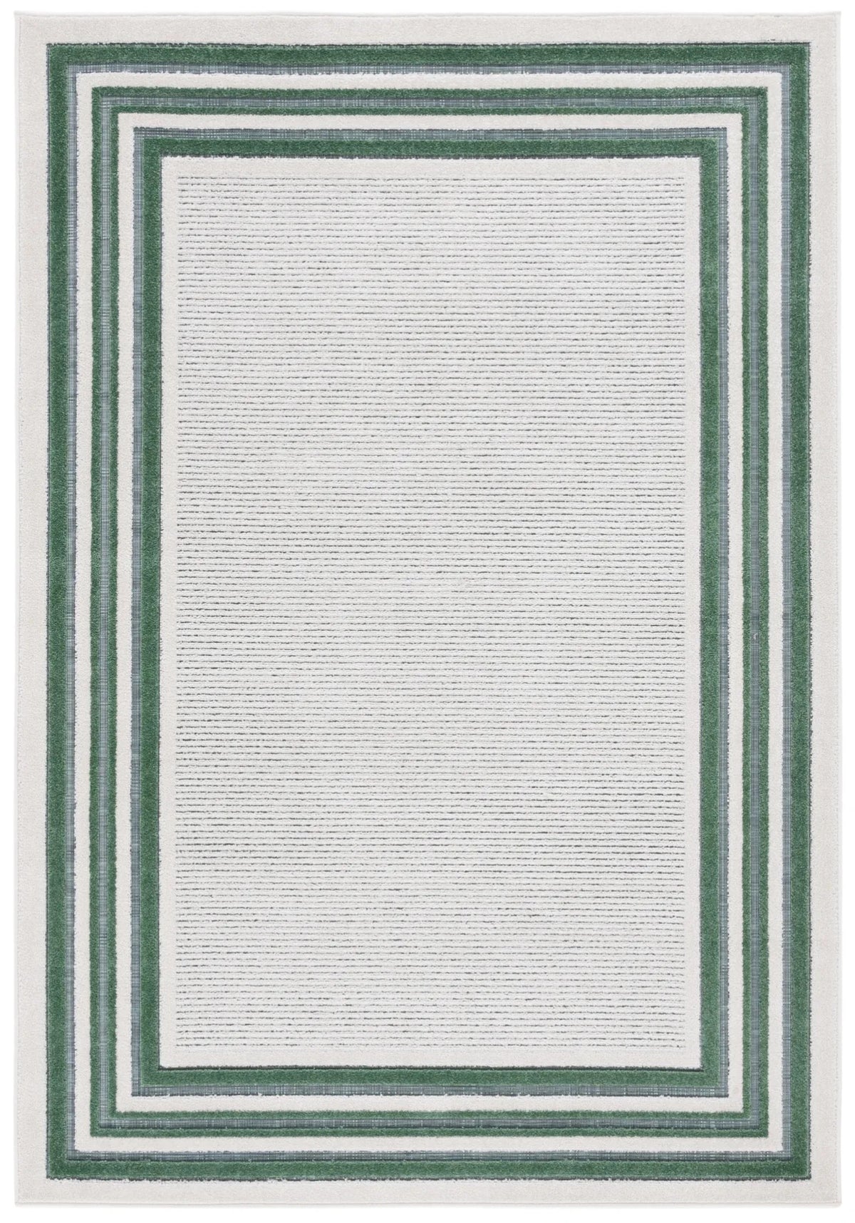 Safavieh Cabana 4'-0" x 6'-0" Rug in Ivory / Green