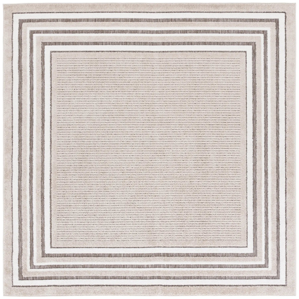 Safavieh Cabana 6'-7" x 6'-7" Rug in Beige / Ivory